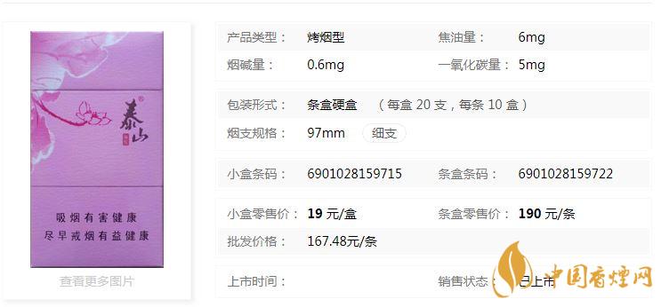 泰山顏悅多少錢一盒價格？泰山顏悅香煙價格大全2020