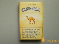 黃駱駝香煙價格表圖 韓版八角硬黃駱駝香煙多少錢一包